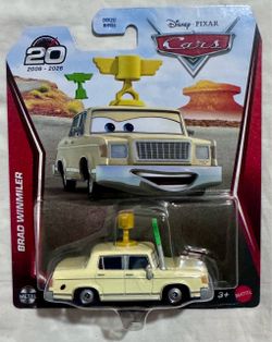 OBO!  Disney Pixar Cars 20th Anniversary Brad Winmiler – New Sealed