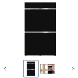 30 Inch Double Smart Electric Wall Oven with 5.1 cu. ft. Dual Verticross Convection Ovens, 10 Cooking Modes, Self Clean, Gourmet Mode, Temperature Pro