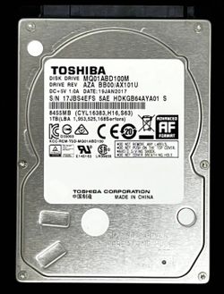TOSHIBA MQ01ABD100M 1TB 7200U/min 8MB CACHE SATA II 2.5 HARD DRIVE laptop 