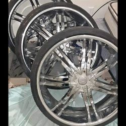 $700 Set Of 4 Size 24 Inch Rims