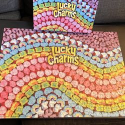 Lucky Charms Cereal Jigsaw Puzzle - 550 Pieces: 18” X 24”  