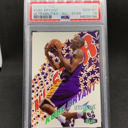 Kobe Bryant 1997-98 Ultra Ultrabilities All-Star #3 PSA 10 for Sale in