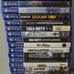 PS4 GAMES AND PS3 GAME LOT