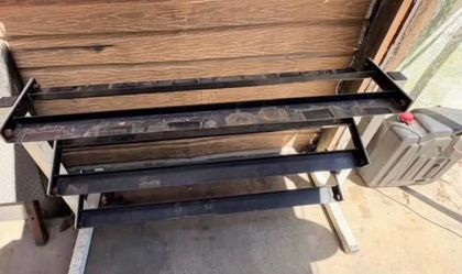 3 tier metal dumbbell rack