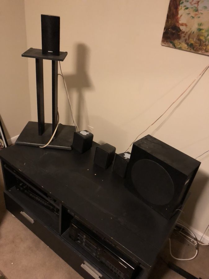 Entertainment Center with speakers