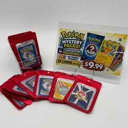 Pokemon Mystery Packs! 1 Guaranteed Holofoil - 10 cards per pack