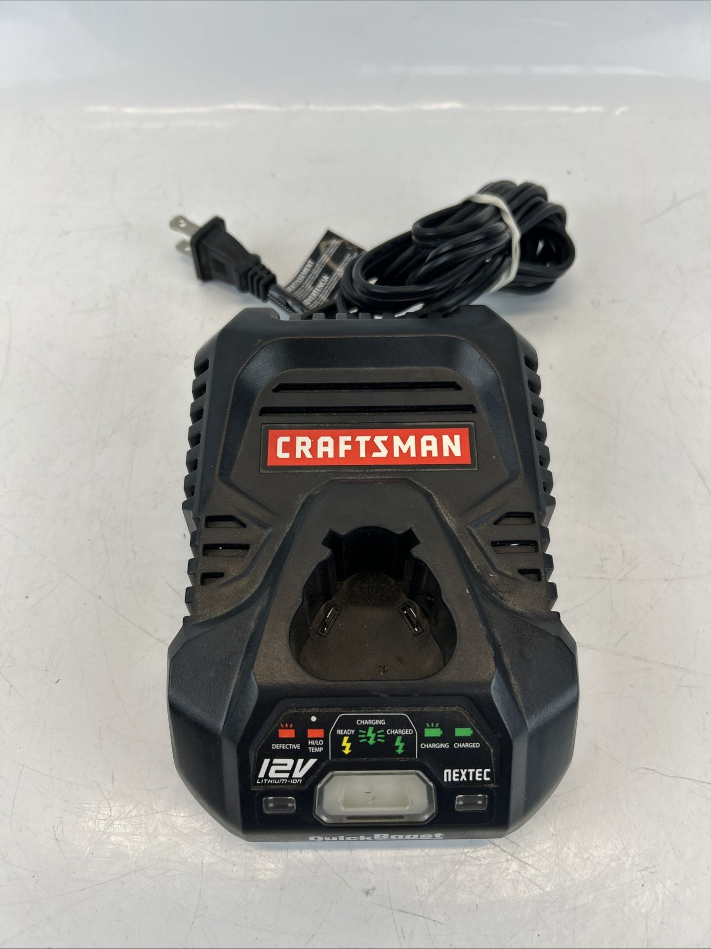 Craftsman Nextec QuickBoost (contact info removed)7 12V Li-Ion Battery Charger