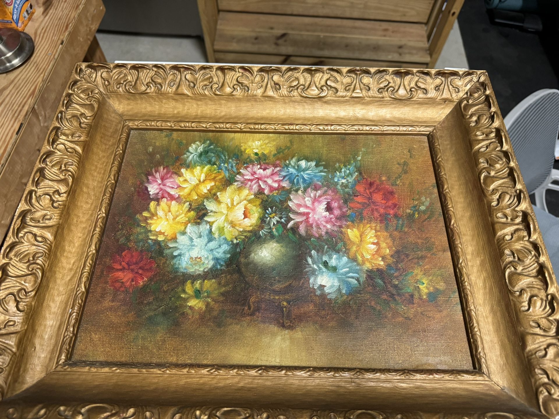Painted Still Life Floral Art