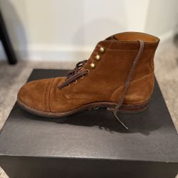 JCrew Cap Toe Suede Boots 