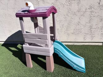Kids Plastic Playset Tower with Slide