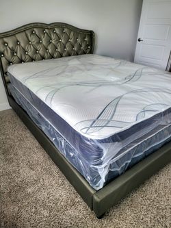 NEW QUEEN MATTRESS WITH BOX SPRING 🔝 ALL SIZES IN STOCK