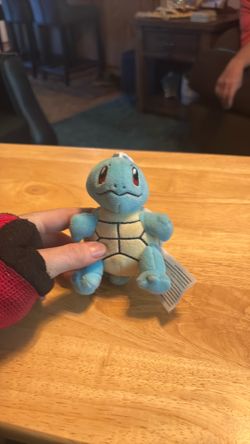 Pokémon Squirtle Plush keychain clip on