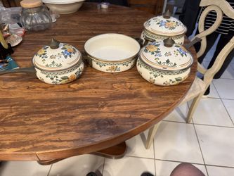 Vintage Asta Enamelware Cookware