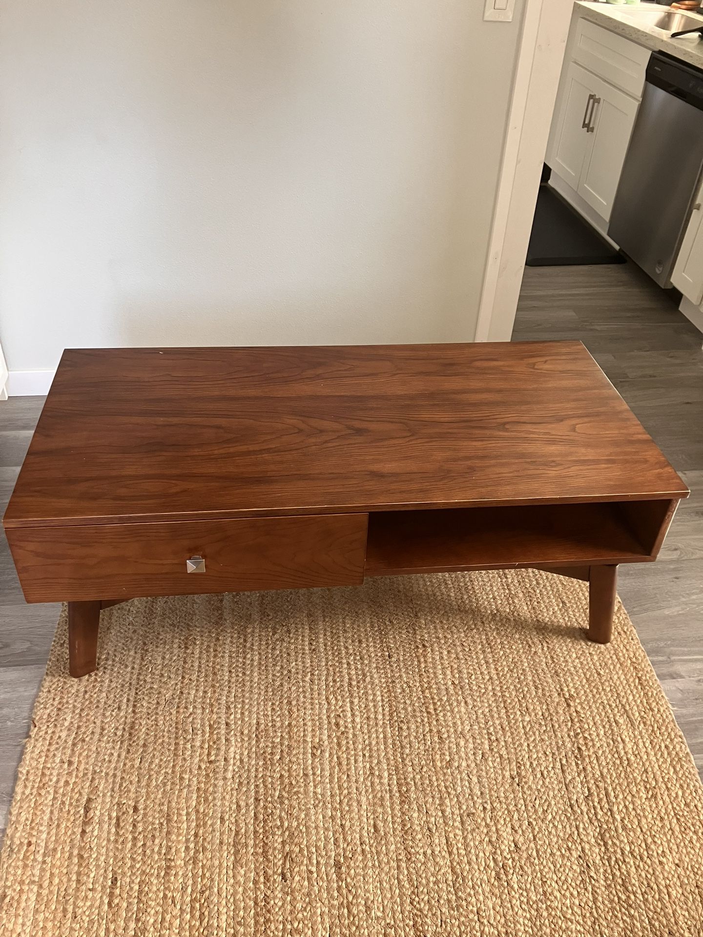 MCM solid wood coffee table