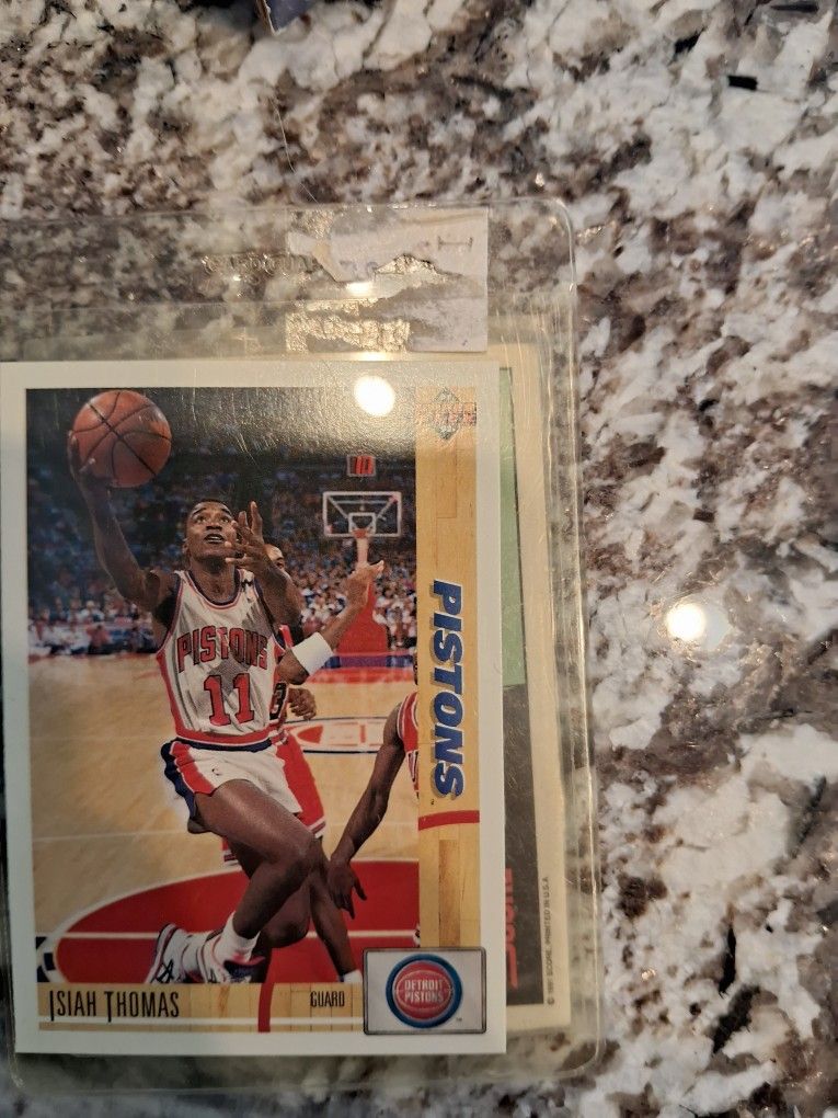 Thomas basketball card.