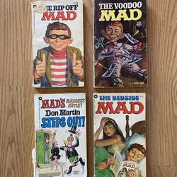 4 (Vintage) MAD paperbacks