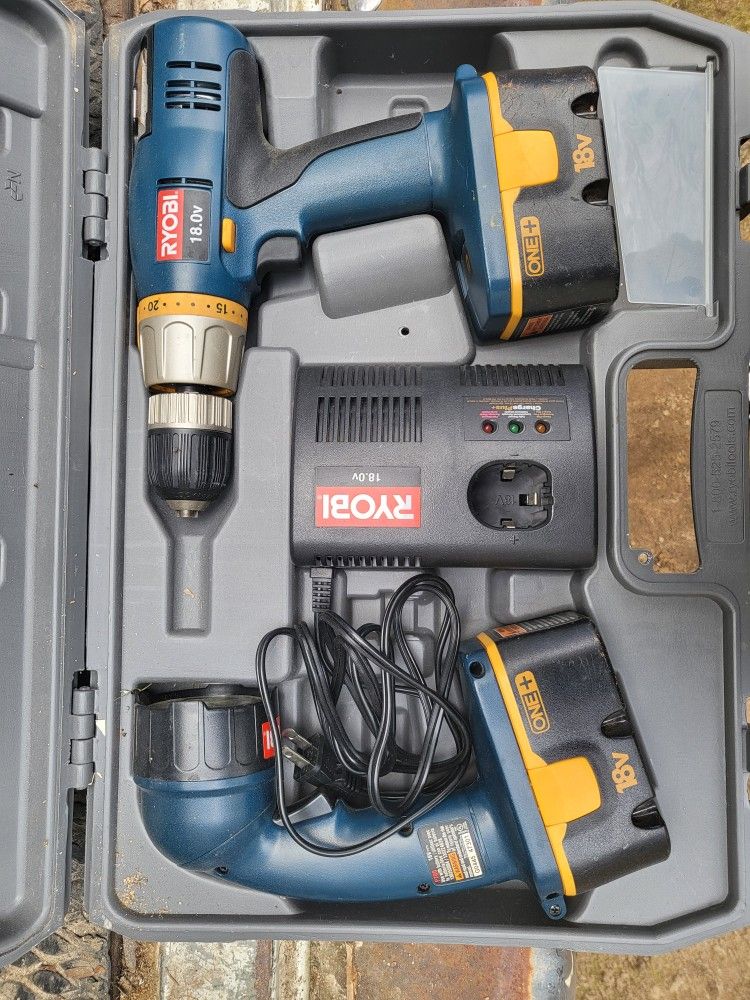 Case Ryobi V Drill Tool Set Ryobi Cordless Drill Case Ryobi Drill