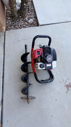 Gasoline Auger Powerhead with Bit