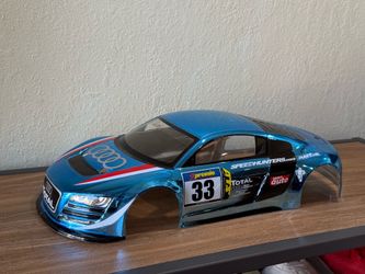 1/10 Audi R8 RC Car Body Shell Painted