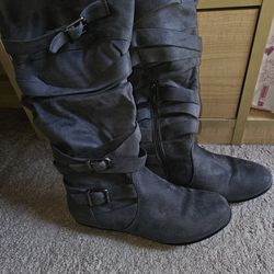 Womens Flat Boots 