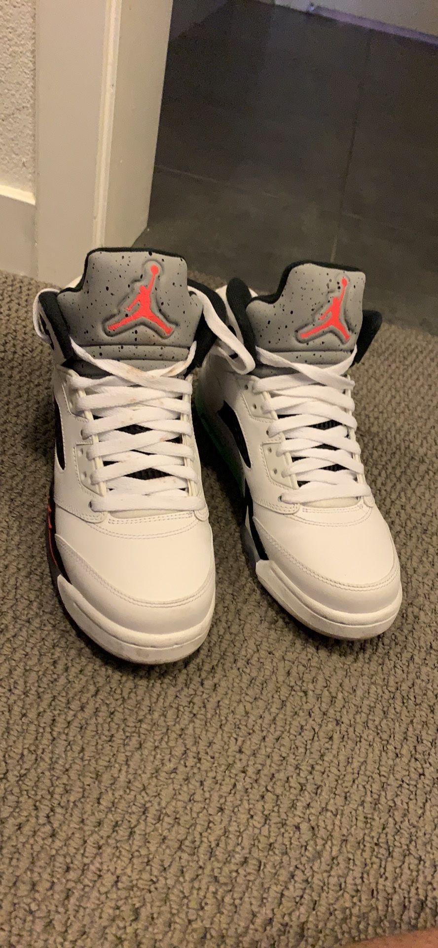 Air Jordan retro five poisonGreen