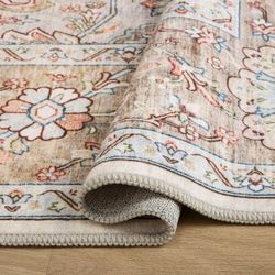 Everwash Washable 9' x 12' Area Rug "Ivory"