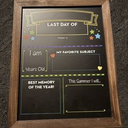 Double Sides Chalk Board