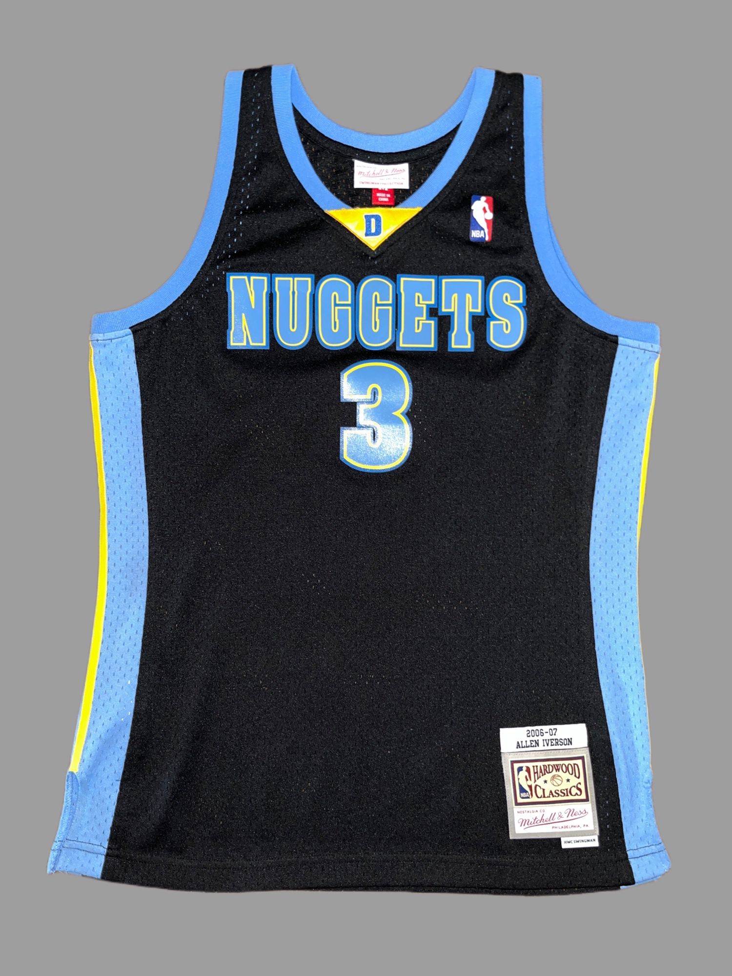 Mitchell & Ness Authentic Allen Iverson Denver Nuggets HWC 2006-07 Jersey