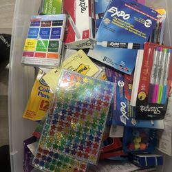 NEW Huge School/Office Supply Bundle - Sharpie, Expo, Crayola, & More!