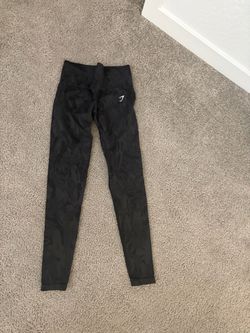 Gymshark Black Camo Seamless Leggings