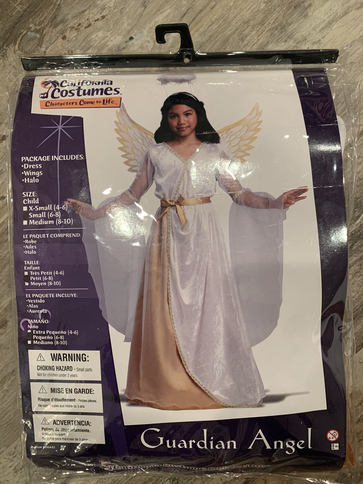 Angel Costume (Size Small 6 to 8)