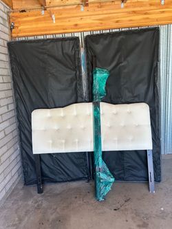 King Foam Mattress, Box Spring, Frame & Headboard