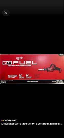 🔥Milwaukee M18 FUEL HACKZALL 2719-20 Brushless Reciprocating Saw