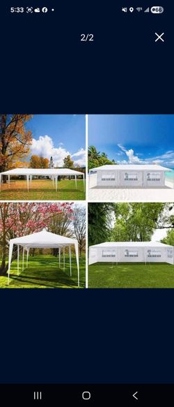 10x30 Event Canopy Tent + 8 Removable Sidewalls, Brand New, Weddings, Graduations, Parties%#@