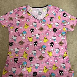 Hello Kitty Scrub Top