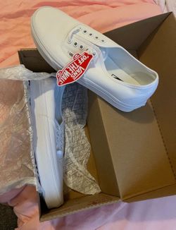 New white vans in box size 8 men