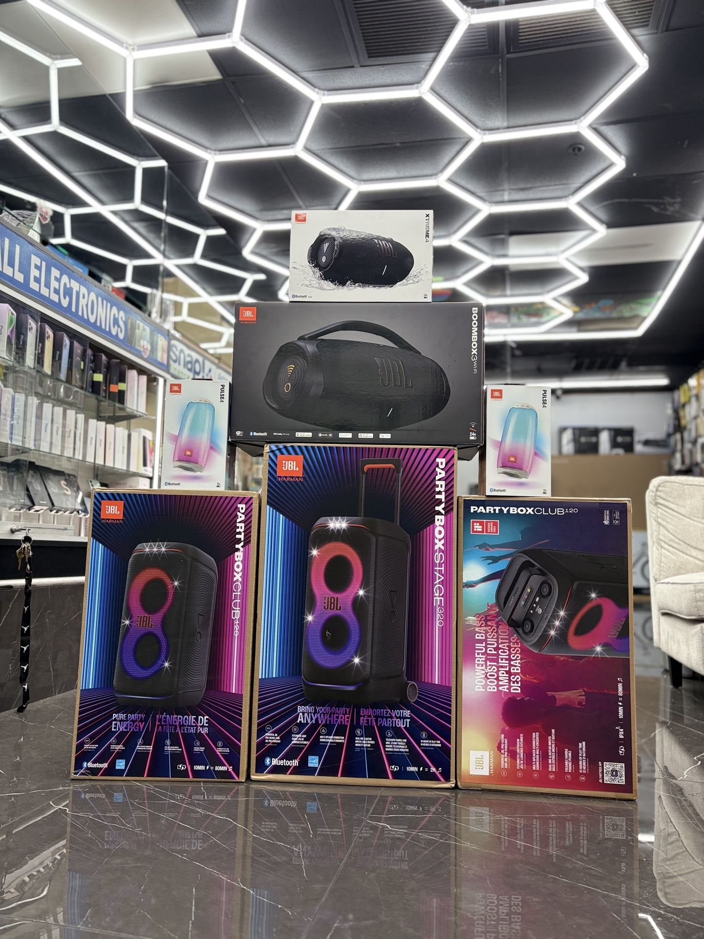 JBL PartyBox 120, 320, 520, 710, & Ultimate Available (Take It Home In Payments/ llévalo a casa en pagos