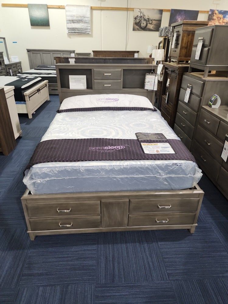 4pc Queen Storage Bed Set for Sale in Casa Grande, AZ OfferUp