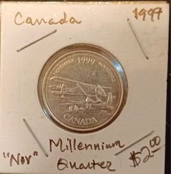 $2 - Canadian 1999 Millennium Quarter