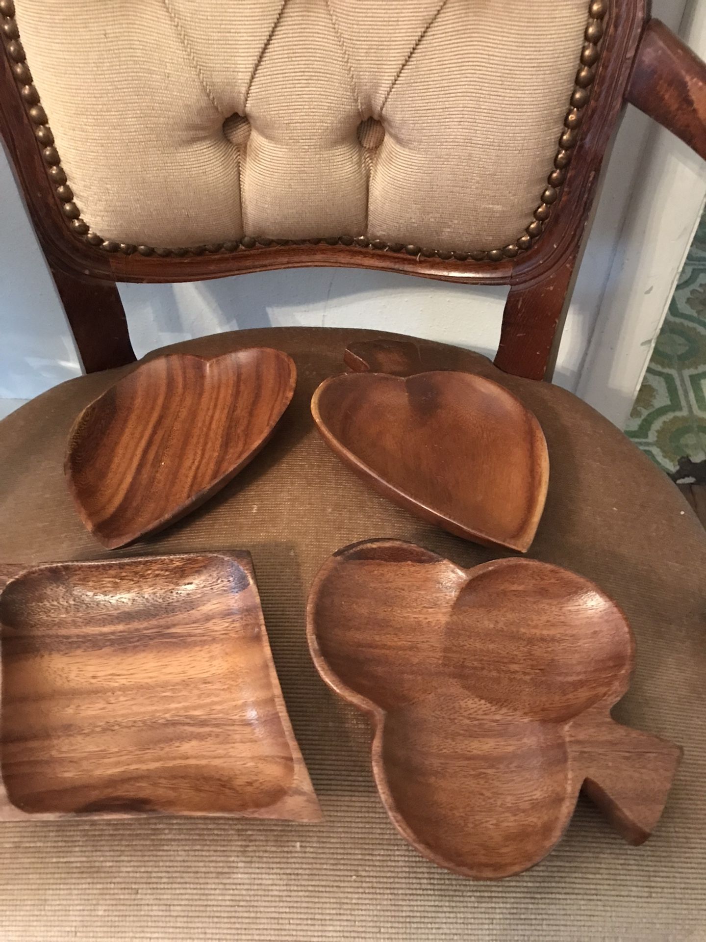 Set of Monkey Pod Dishes