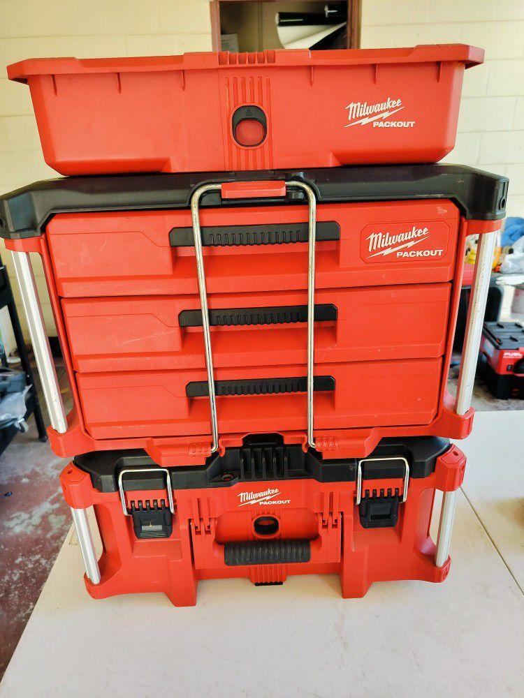 Milwaukee Packout Boxes With Free Organizer