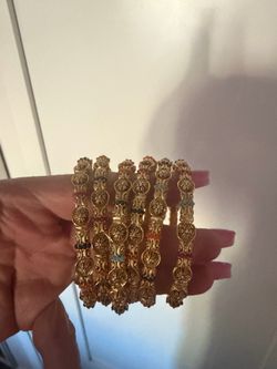 Six pair of bangle for $30