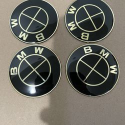 Black Bmw Rim Center Caps 