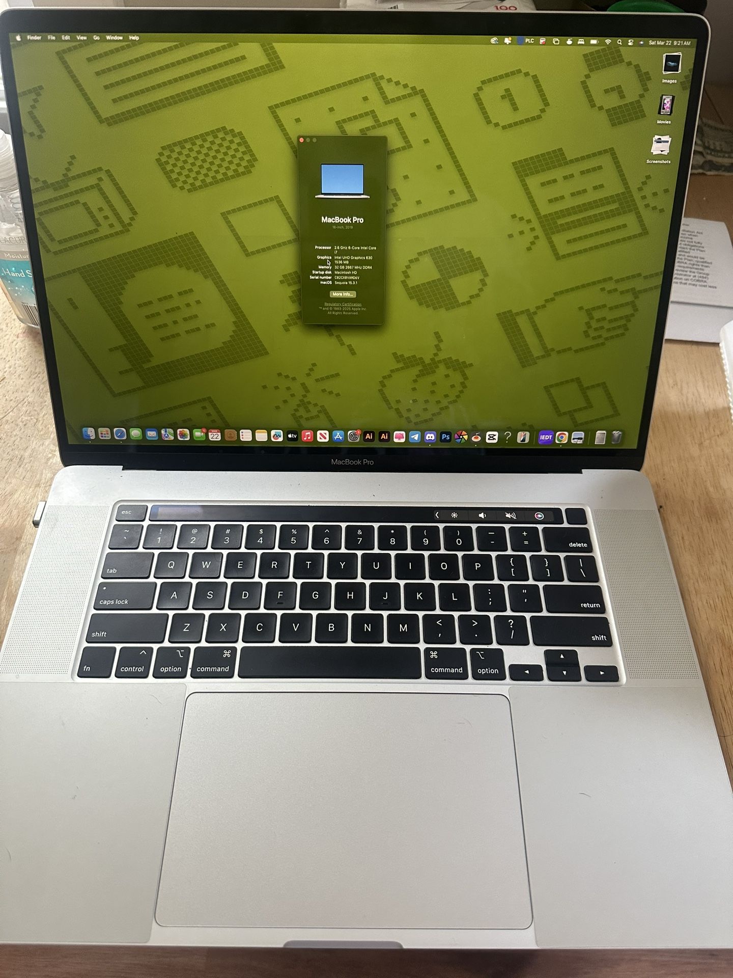 MacBook Pro 16 Inch 32 Gig Ram