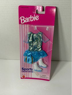 Vintage 1996 Barbie Sports Fashions - Ice Skater Outfit (New in Package)