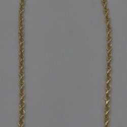 10KT YELLOW GOLD CHAIN 7.5 MM WIDE 25.7 GRAMS 24 INCHES LONG I-11053 