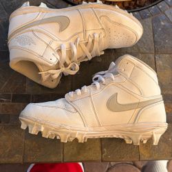 JORDAN 1 Football Cleat GREY FOG