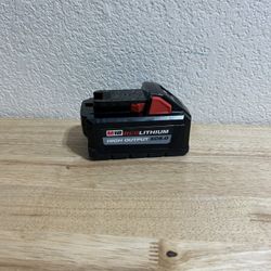Milwaukee M18 High Output Red Lithium Battery XC60ah Used Great Condition