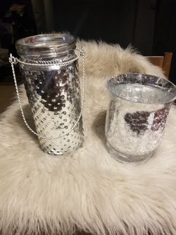 Silver vases