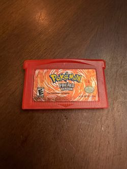 Pokemon Fire Red Version Authentic